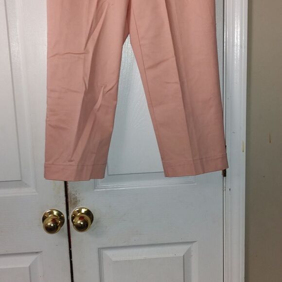 Liz Claiborne Audra light peach cropped pants  Sz 6P - Picture 2 of 7